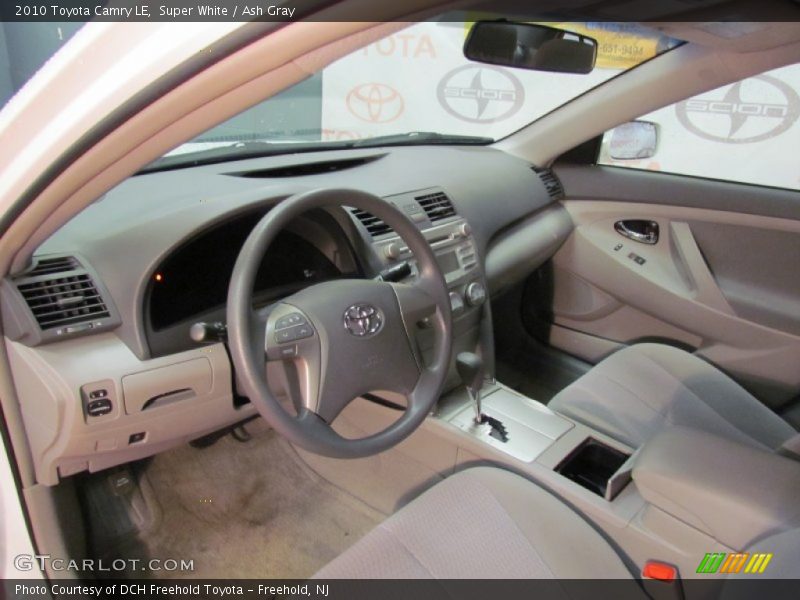Super White / Ash Gray 2010 Toyota Camry LE