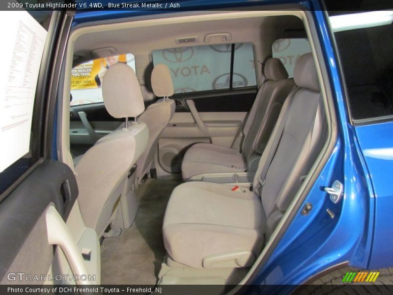 Blue Streak Metallic / Ash 2009 Toyota Highlander V6 4WD