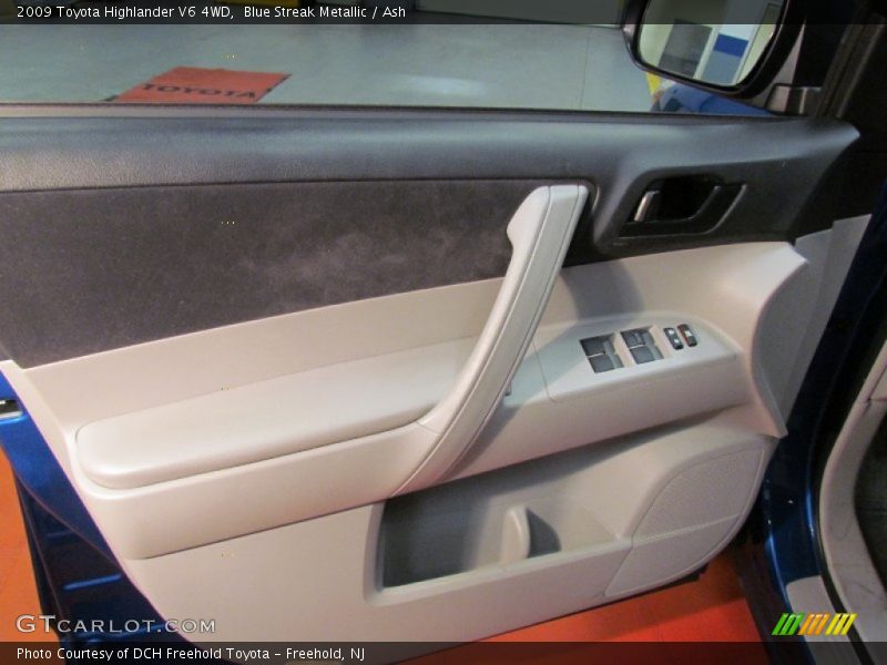 Blue Streak Metallic / Ash 2009 Toyota Highlander V6 4WD