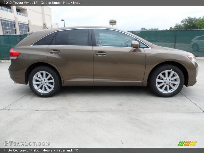 Golden Umber Mica / Ivory 2012 Toyota Venza LE
