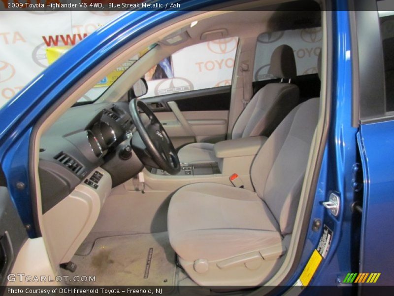 Blue Streak Metallic / Ash 2009 Toyota Highlander V6 4WD