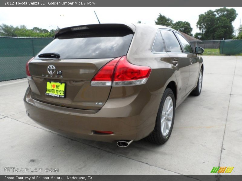 Golden Umber Mica / Ivory 2012 Toyota Venza LE