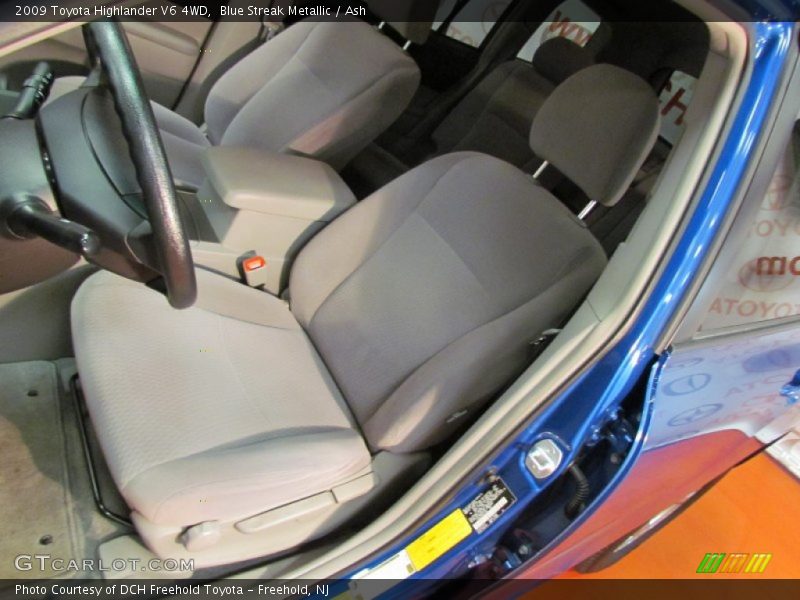Blue Streak Metallic / Ash 2009 Toyota Highlander V6 4WD