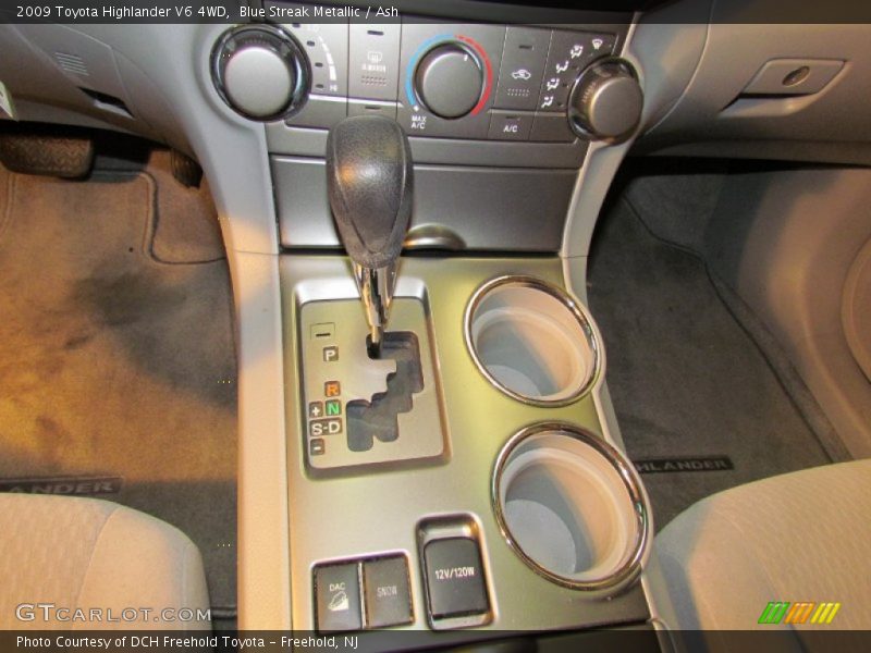 Blue Streak Metallic / Ash 2009 Toyota Highlander V6 4WD