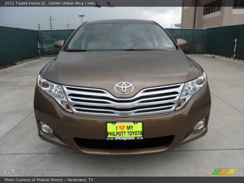 Golden Umber Mica / Ivory 2012 Toyota Venza LE