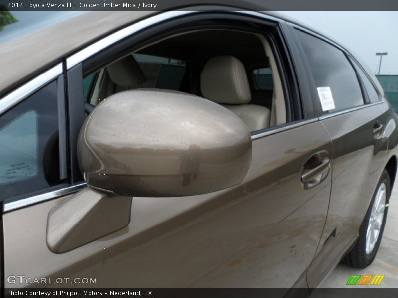 Golden Umber Mica / Ivory 2012 Toyota Venza LE