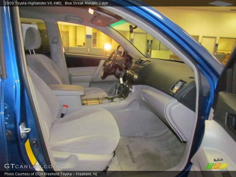 Blue Streak Metallic / Ash 2009 Toyota Highlander V6 4WD