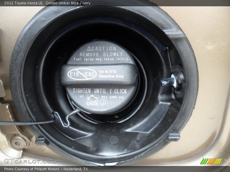 Golden Umber Mica / Ivory 2012 Toyota Venza LE