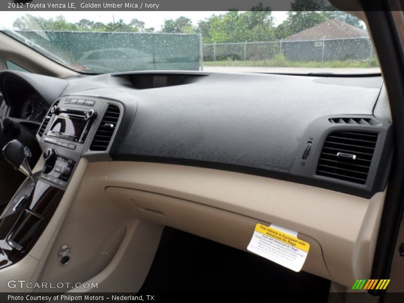 Golden Umber Mica / Ivory 2012 Toyota Venza LE