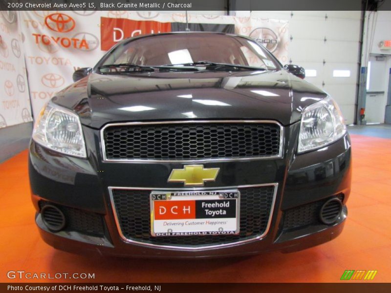 Black Granite Metallic / Charcoal 2009 Chevrolet Aveo Aveo5 LS