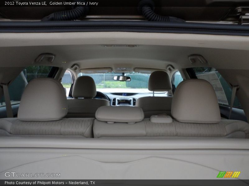 Golden Umber Mica / Ivory 2012 Toyota Venza LE