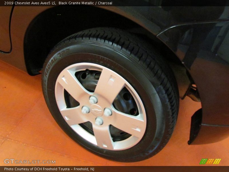 Black Granite Metallic / Charcoal 2009 Chevrolet Aveo Aveo5 LS