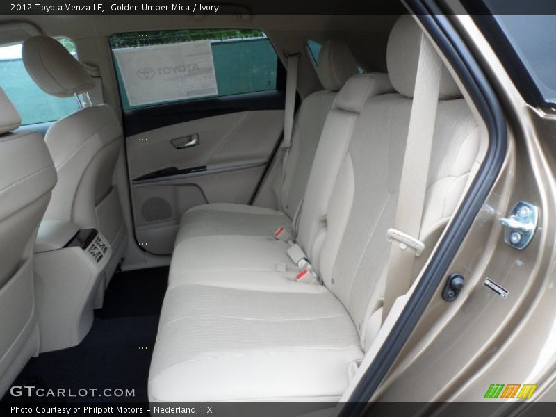 Golden Umber Mica / Ivory 2012 Toyota Venza LE