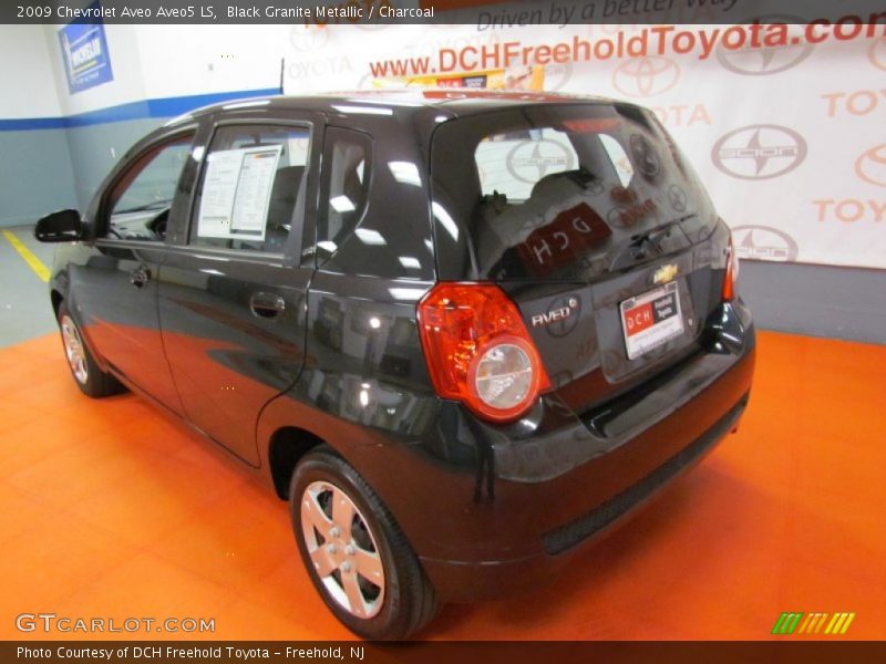 Black Granite Metallic / Charcoal 2009 Chevrolet Aveo Aveo5 LS
