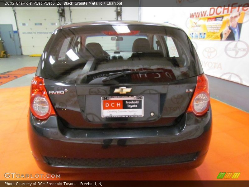 Black Granite Metallic / Charcoal 2009 Chevrolet Aveo Aveo5 LS