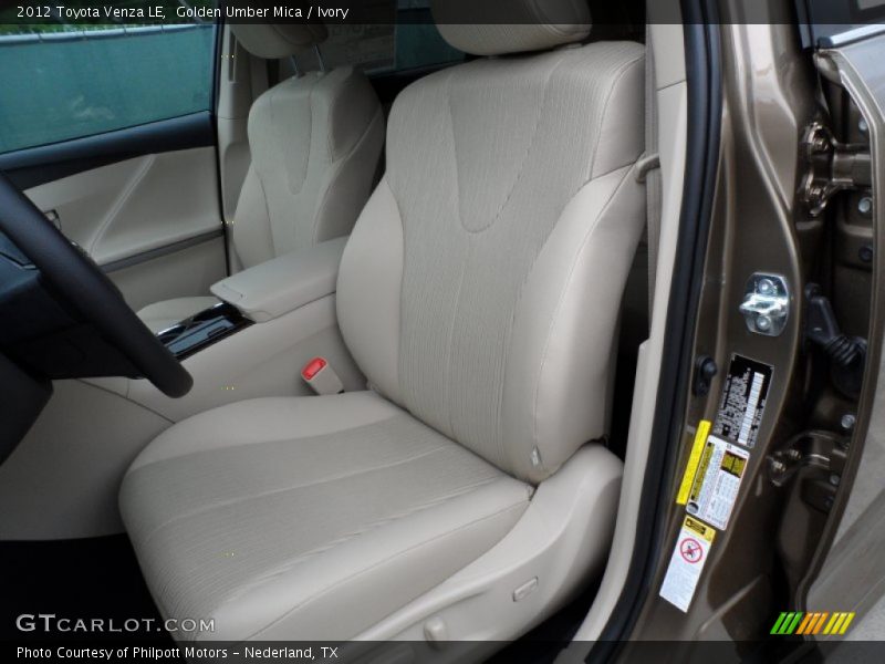 Golden Umber Mica / Ivory 2012 Toyota Venza LE