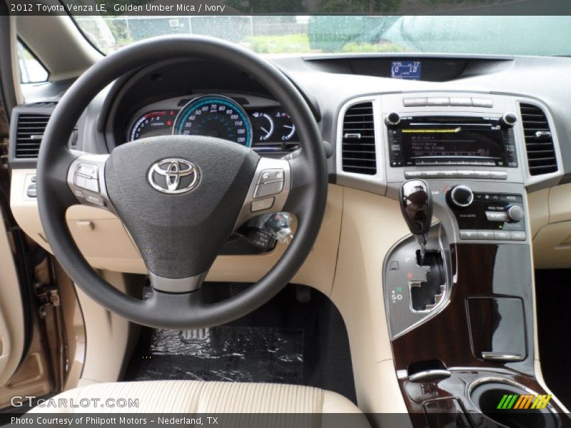 Golden Umber Mica / Ivory 2012 Toyota Venza LE