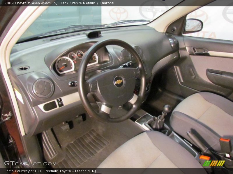 Black Granite Metallic / Charcoal 2009 Chevrolet Aveo Aveo5 LS