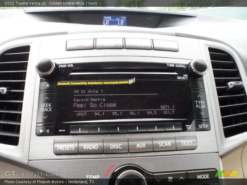 Golden Umber Mica / Ivory 2012 Toyota Venza LE