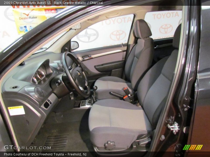 Black Granite Metallic / Charcoal 2009 Chevrolet Aveo Aveo5 LS