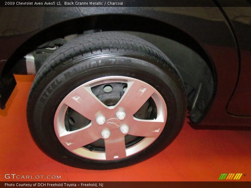 Black Granite Metallic / Charcoal 2009 Chevrolet Aveo Aveo5 LS