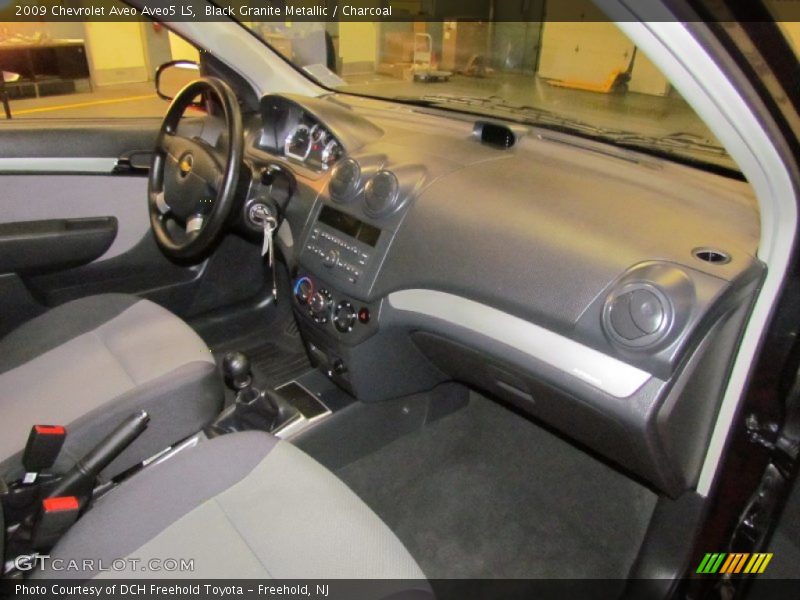 Black Granite Metallic / Charcoal 2009 Chevrolet Aveo Aveo5 LS