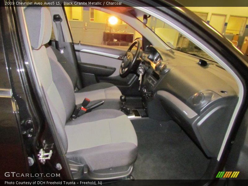 Black Granite Metallic / Charcoal 2009 Chevrolet Aveo Aveo5 LS