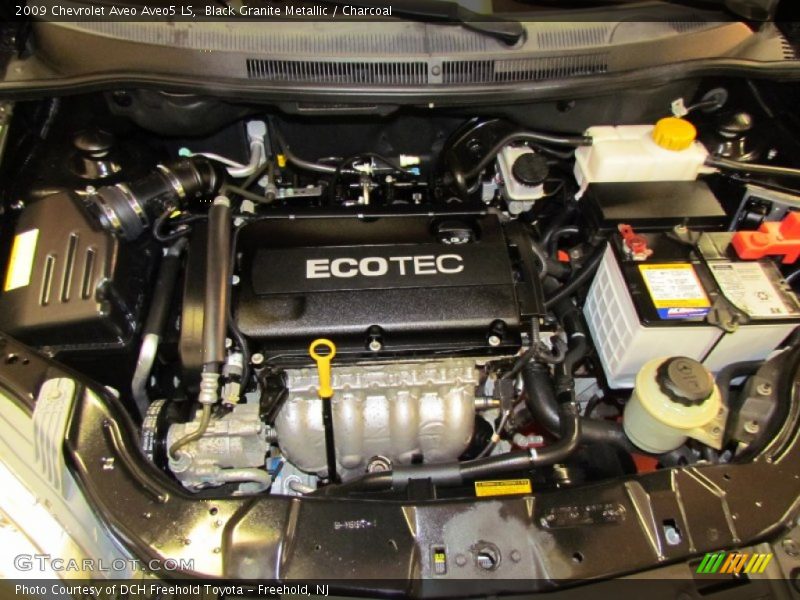 Black Granite Metallic / Charcoal 2009 Chevrolet Aveo Aveo5 LS