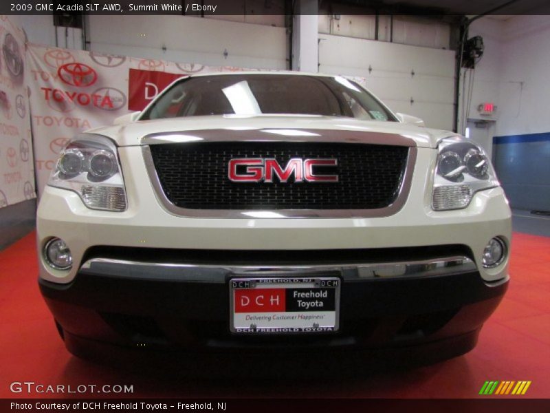 Summit White / Ebony 2009 GMC Acadia SLT AWD
