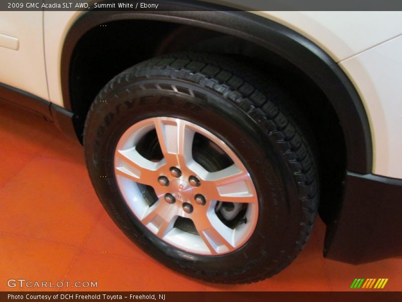 Summit White / Ebony 2009 GMC Acadia SLT AWD