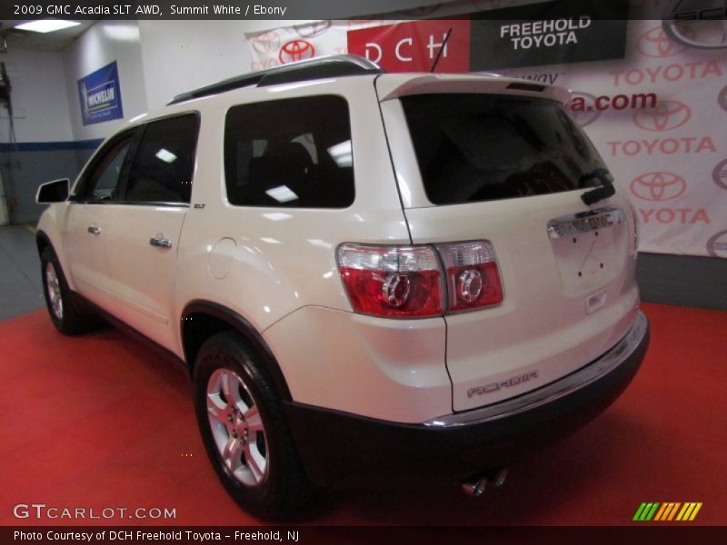 Summit White / Ebony 2009 GMC Acadia SLT AWD