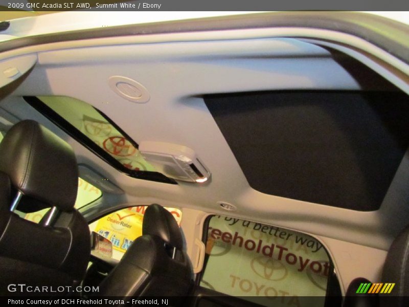 Summit White / Ebony 2009 GMC Acadia SLT AWD