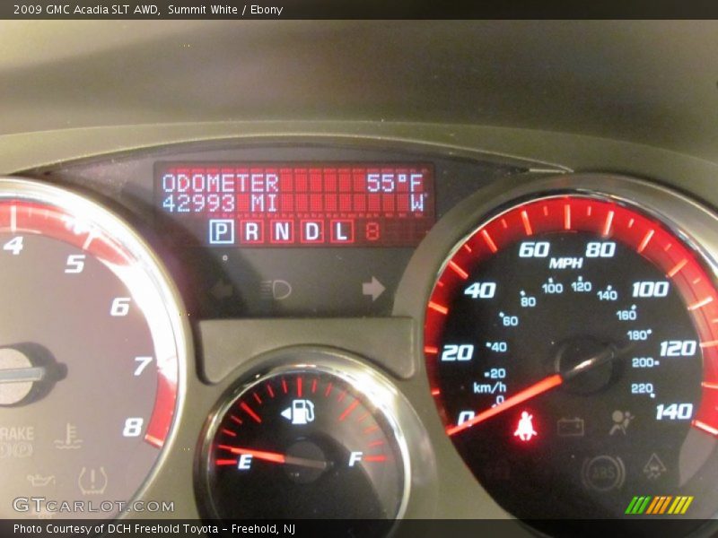 Summit White / Ebony 2009 GMC Acadia SLT AWD