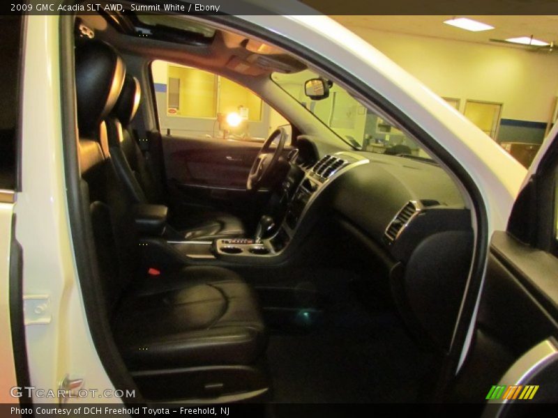 Summit White / Ebony 2009 GMC Acadia SLT AWD