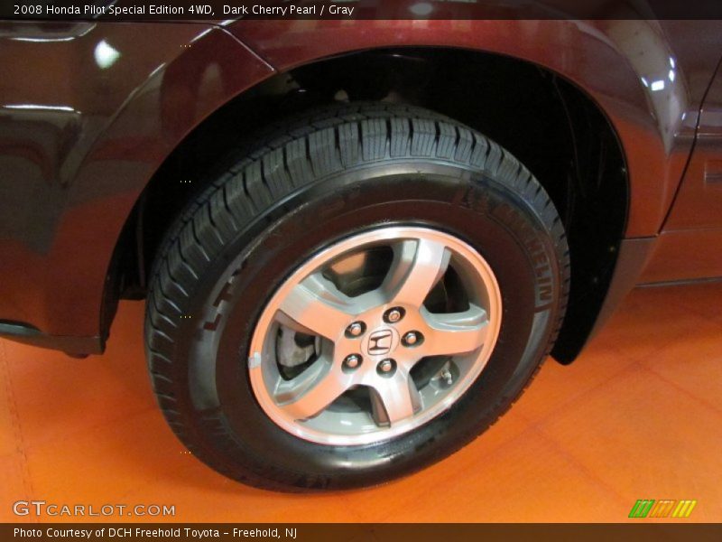 Dark Cherry Pearl / Gray 2008 Honda Pilot Special Edition 4WD