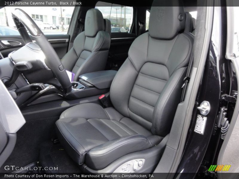 Front Seat of 2012 Cayenne Turbo