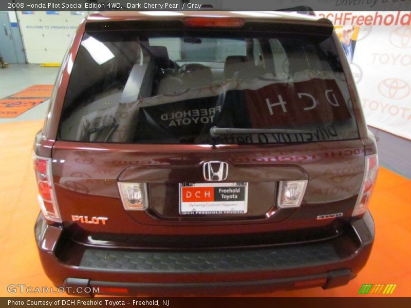Dark Cherry Pearl / Gray 2008 Honda Pilot Special Edition 4WD
