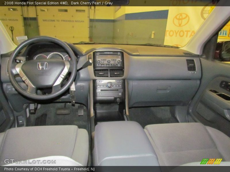Dark Cherry Pearl / Gray 2008 Honda Pilot Special Edition 4WD