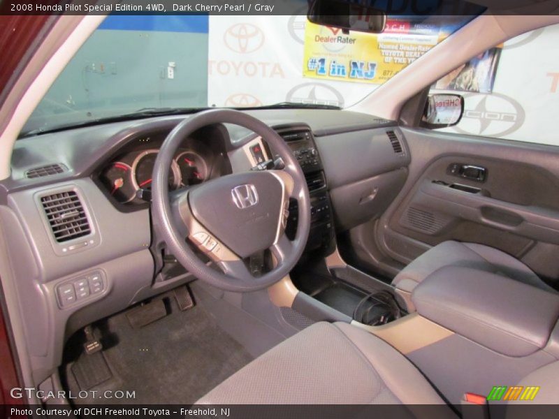 Dark Cherry Pearl / Gray 2008 Honda Pilot Special Edition 4WD