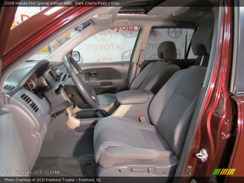 Dark Cherry Pearl / Gray 2008 Honda Pilot Special Edition 4WD