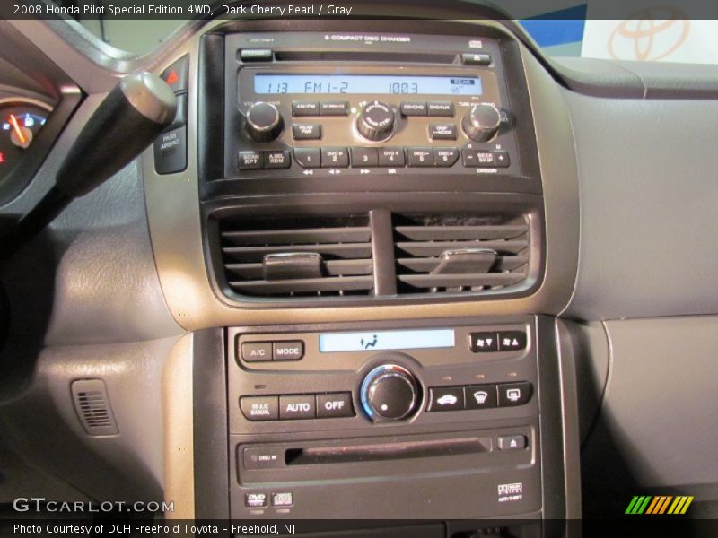 Dark Cherry Pearl / Gray 2008 Honda Pilot Special Edition 4WD