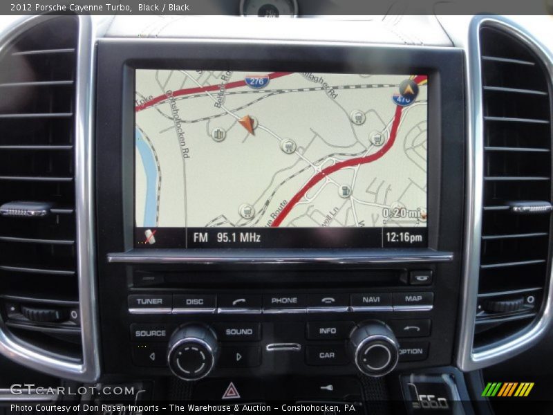 Navigation of 2012 Cayenne Turbo