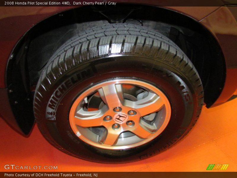 Dark Cherry Pearl / Gray 2008 Honda Pilot Special Edition 4WD