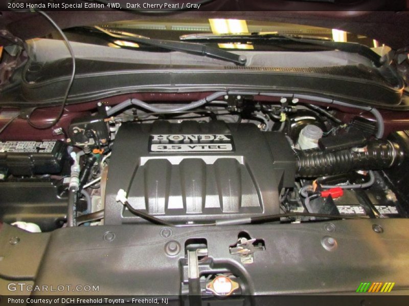 Dark Cherry Pearl / Gray 2008 Honda Pilot Special Edition 4WD