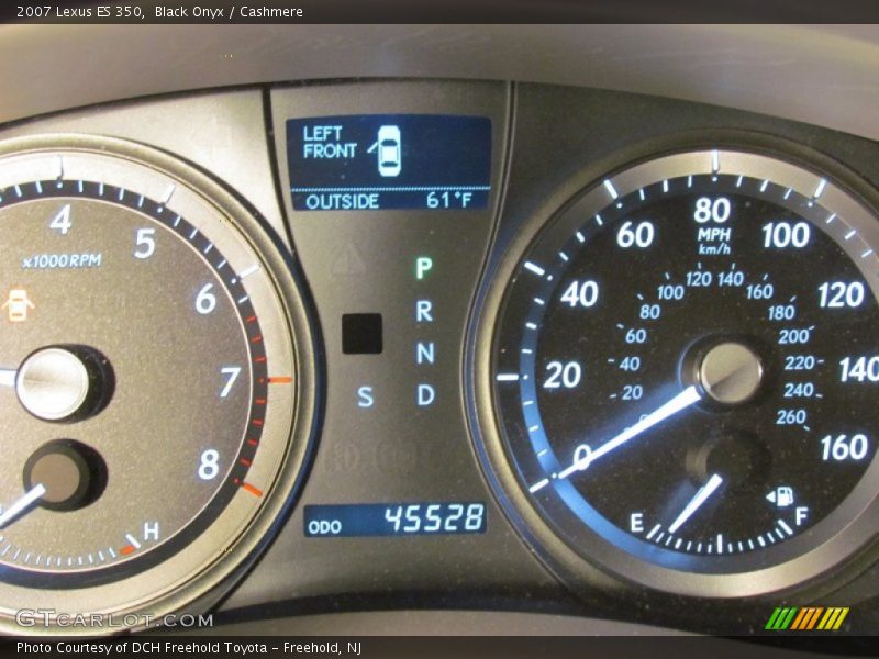 Black Onyx / Cashmere 2007 Lexus ES 350