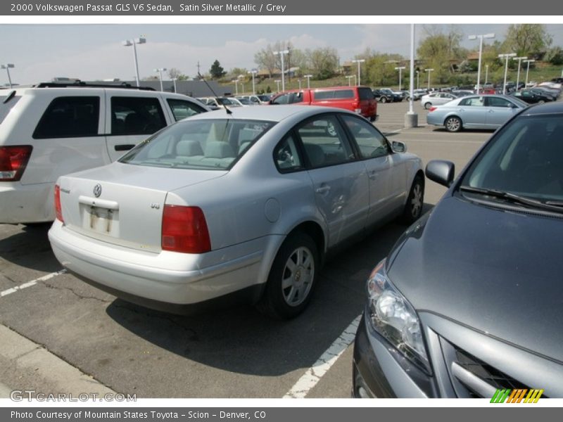 Satin Silver Metallic / Grey 2000 Volkswagen Passat GLS V6 Sedan