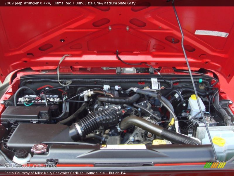 Flame Red / Dark Slate Gray/Medium Slate Gray 2009 Jeep Wrangler X 4x4