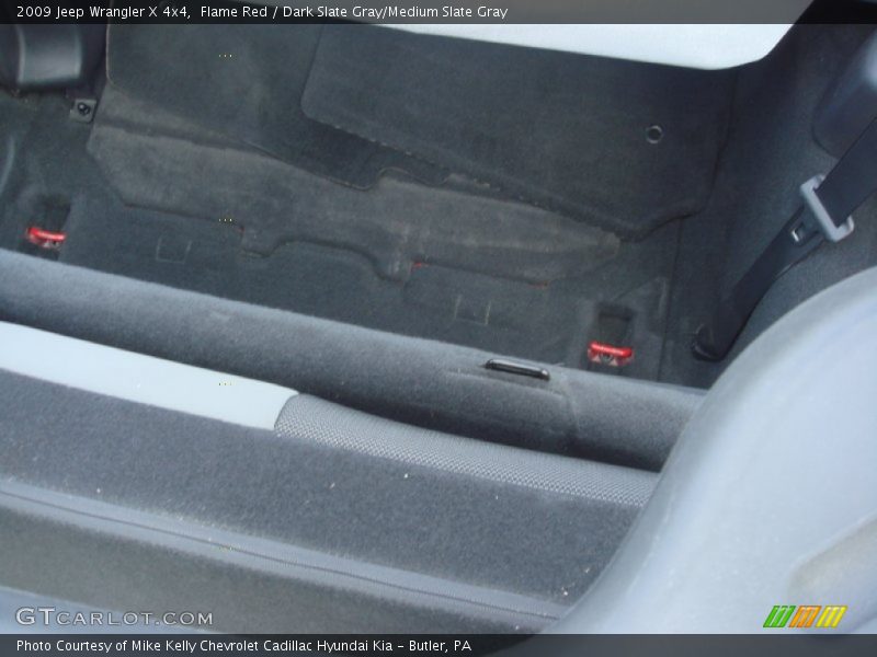 Flame Red / Dark Slate Gray/Medium Slate Gray 2009 Jeep Wrangler X 4x4