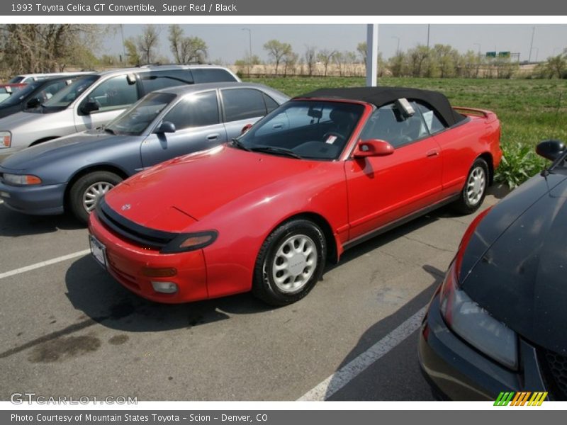 Super Red / Black 1993 Toyota Celica GT Convertible