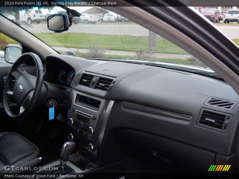 Sterling Grey Metallic / Charcoal Black 2010 Ford Fusion SEL V6